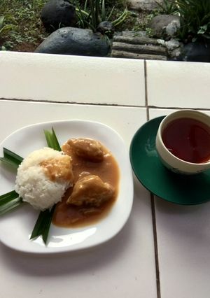 Foto resep Ketan saus durian