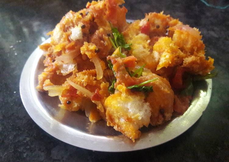 Easiest Way to Quick Eating on a Dime Spicy Bread upma