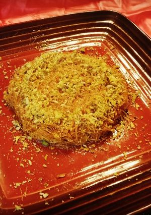 A picture of Mango kunafa.