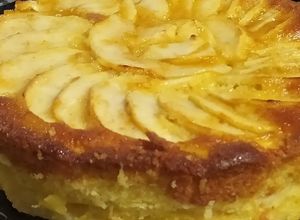 Una foto de Bizcocho de manzana