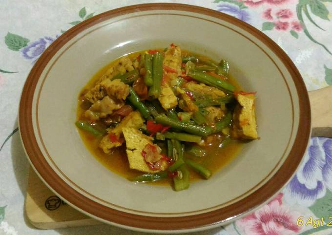 Resep 471. Garang Asem Buncis Tahu Tempe Resep 471. Garang Asem Buncis Tahu Tempe