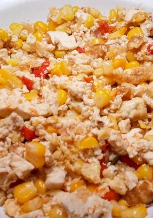 Foto resep Sambal jagung tahu