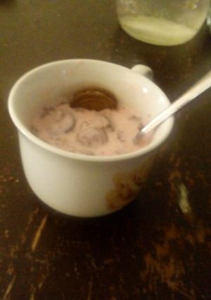 Una foto de Mug Yogurt & Cookies 