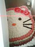 Cara menghias tart hello kitty