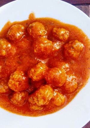 Una foto de Albóndigas en salsa