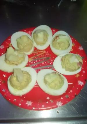 Una foto de Huevos rellenos súper fáciles