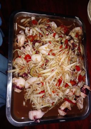 รูปของ ส้มตำปลาหมึก