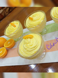 صورة لوصفة موس البرتقال 🍊💜