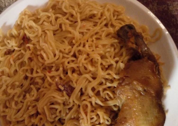 Recipe of Super Quick Homemade Simple indomie with chicken