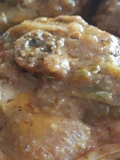 Una foto de Ossobuco de pavo