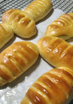 Foto resep Roti sobek pisang, coklat, keju