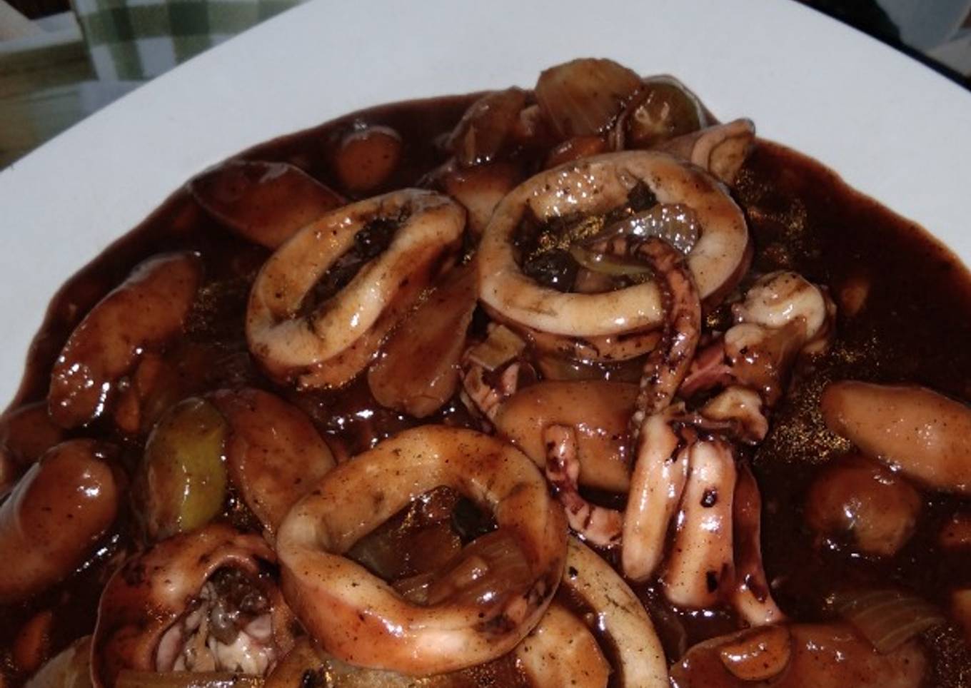 Cumi dengan lada hitam