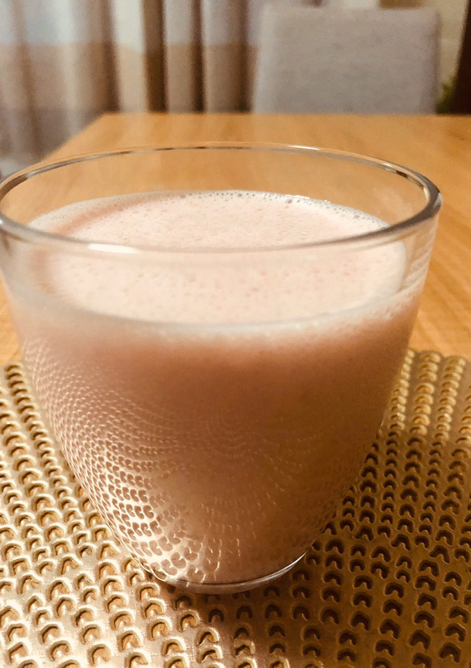 Una foto de Smoothie de fresa