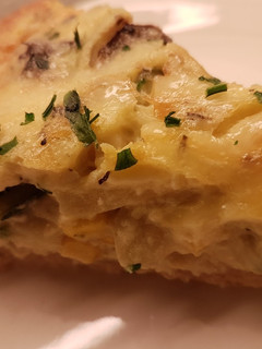 Una foto de Quiche de Calabacín y Maíz