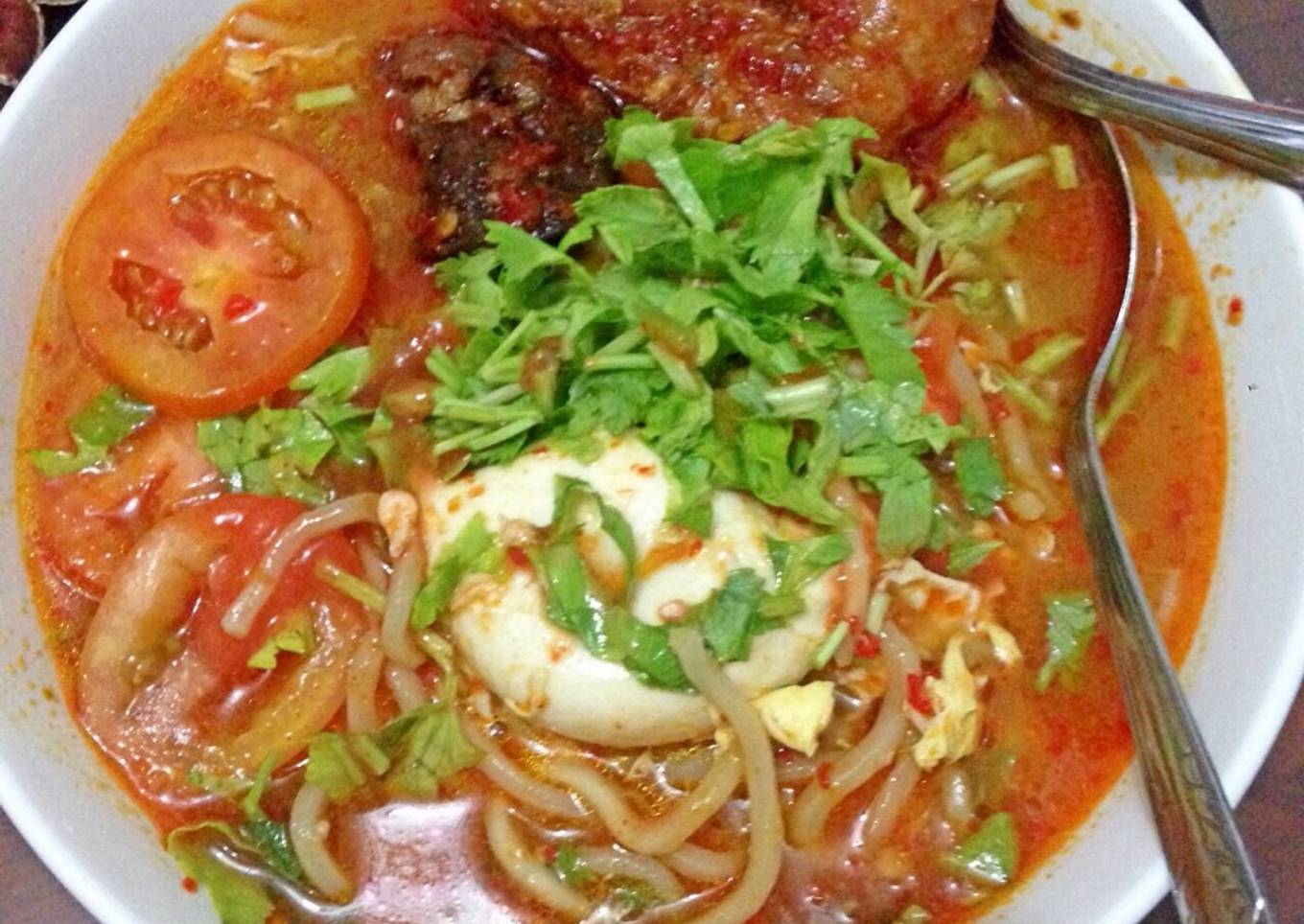 Mie rebus pedas ala UtyKirana