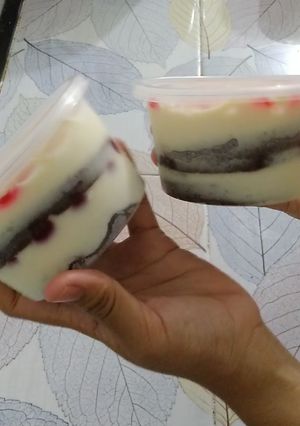 Foto resep Drink beng-beng Dessert box - brownies cheesecake