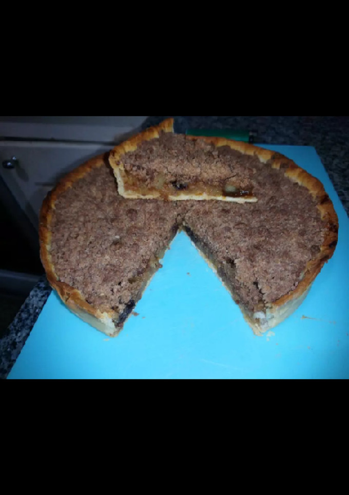 Una foto de Tarta de Manzana con Crumble de Cacao