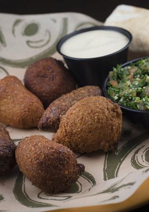 A picture of Lebanese Fried Kibbeh.