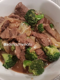 Foto resep Brokoli Daging Sapi Teriyaki