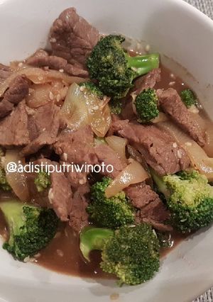 Foto resep Brokoli Daging Sapi Teriyaki