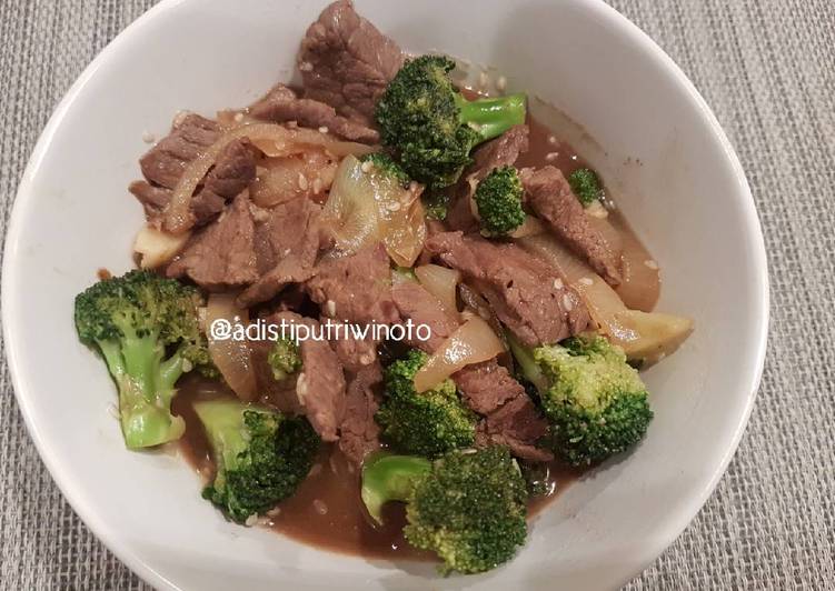 Brokoli Daging Sapi Teriyaki