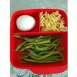 Diet ala desi (buncis, fussili, telor)