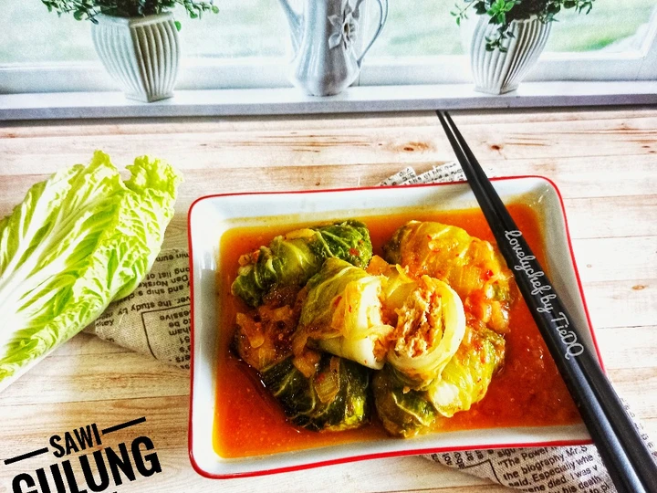 Cara Mudah Membuat Resep Sawi Gulung Isi yang  Bikin Ketagihan Anti Ribet, Lezat