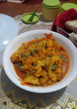 A picture of Aloo gobi.