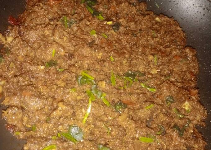 Recipe of Super Quick Homemade Instant bhuna qeema