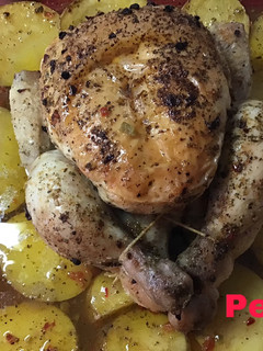 Una foto de Pollo asado a las especias italianas
