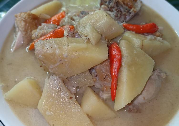 Resep Sayur Sukun Gulai | Teknik Membuat Sayur Sukun Gulai, Lezat