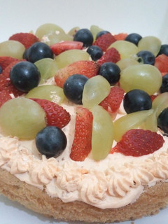 A picture of German Fruit Cake(Obsttorte).