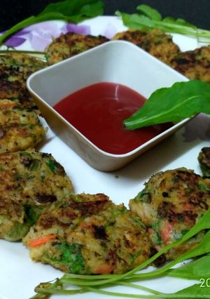 A picture of Spinach tikka.