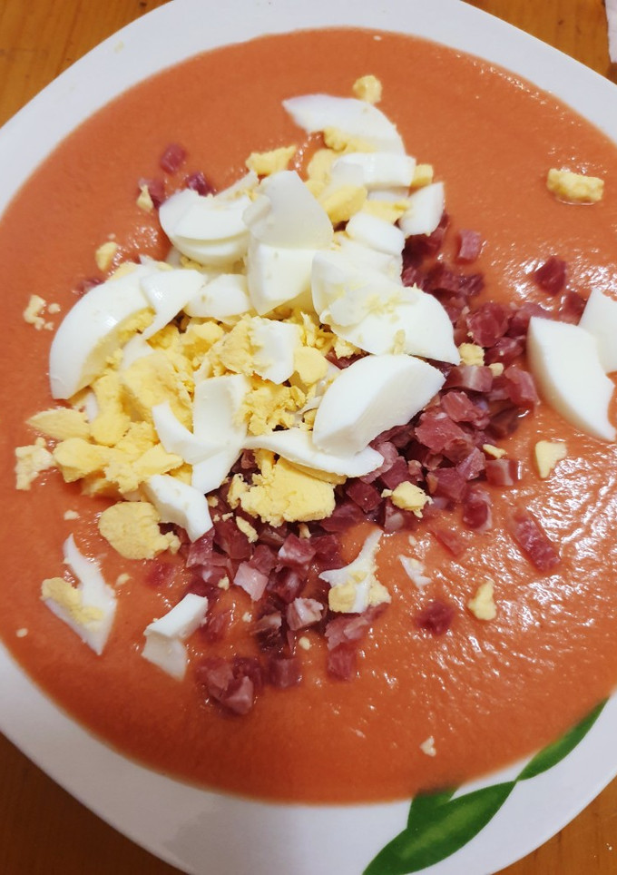 Una foto de Salmorejo