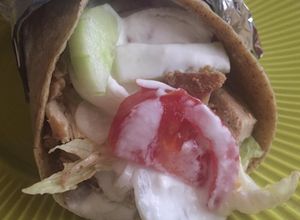 TudatosantESZEM gyros zabtortillában (gluténmentes, fogyókúrába illeszthető) recept fotója