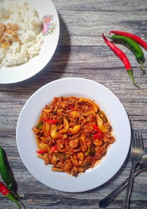 Foto resep 1030. Krengsengan Sotong