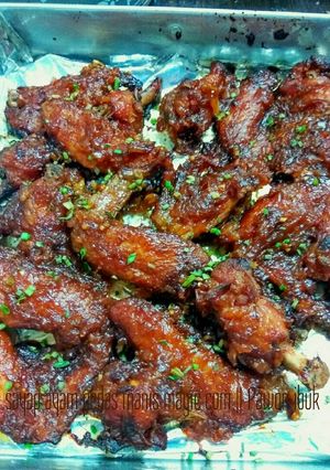 Foto resep Sayap ayam pedas manis magic com #BikinRamadanBerkesan