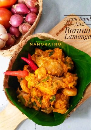 Foto resep Ayam Bumbu Nasi Boranan Lamongan