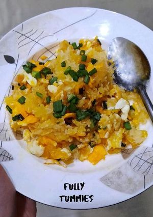 A picture of Crispy Egg Fried Rice for Crunchy Lovers | Fully Tummies.