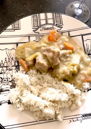 A picture of Grandma's Blanquette de Veau.