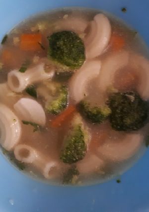 Foto resep Sup macaroni veggie Mpasi