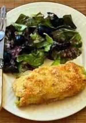 A picture of CRUNCHY ONION CHICKEN.