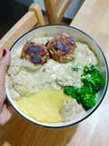 Beef Hamburg Steak Saus Jamur