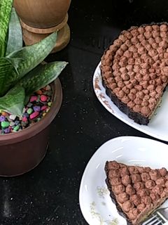 صورة لوصفة تارت الشوكولاته اللذيذة 😋 و حشوة كريمة اللوز خطوة بخطوة