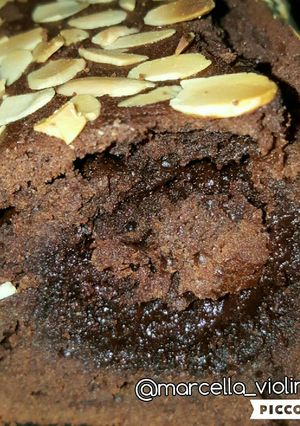 Foto resep Crunchy Melted Almond Brownies