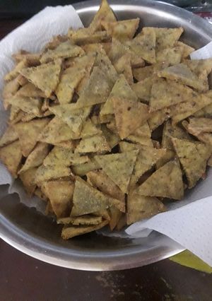Una foto de Nachos caseros
