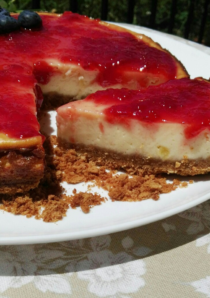 Una foto de Tarta de queso muy fácil