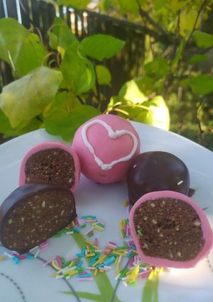Süti golyók recept fotója