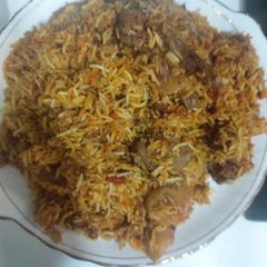 A picture of Mutton biryani.