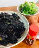 Tazón de carne negra yakuzen Plato de medicina tradicional Asiático🇺🇾🇯🇵薬膳黒い牛丼